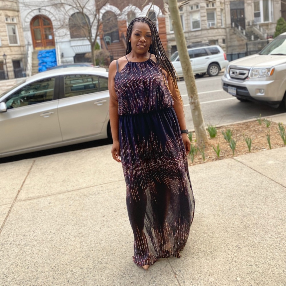 Navy Maxi Dress